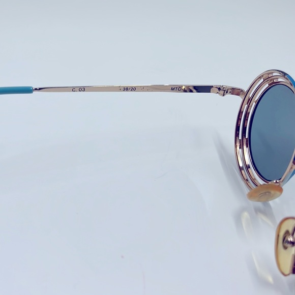 Dolce Vita Vintage Sunglasses & Case Made in Italy Gold Plated 24KT - Picture 7 of 14